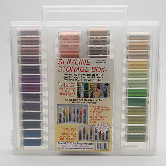 Sulky, Slimline Case with New Colors Thread Collection - 51 Spools