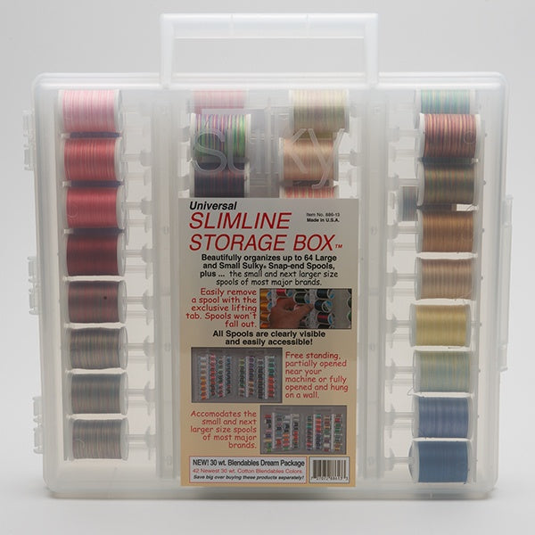 Sulky, Slimline Case with Cotton Blendables Thread Collection #2 - 42 Spools
