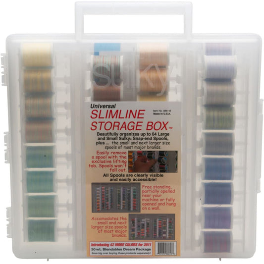 Sulky, Slimline Case with Cotton Blendables Thread Collection #3 - 42 Spools