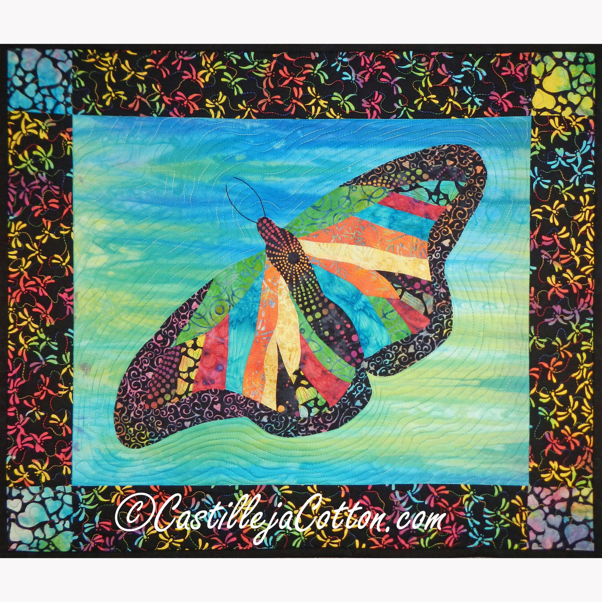 Rainbow Butterfly Downloadable Pattern