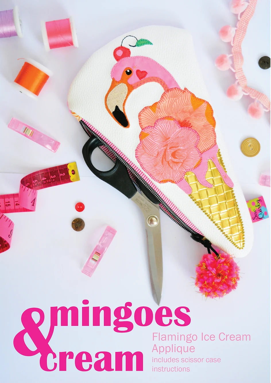 Mingoes & Cream Scissor Case Pattern