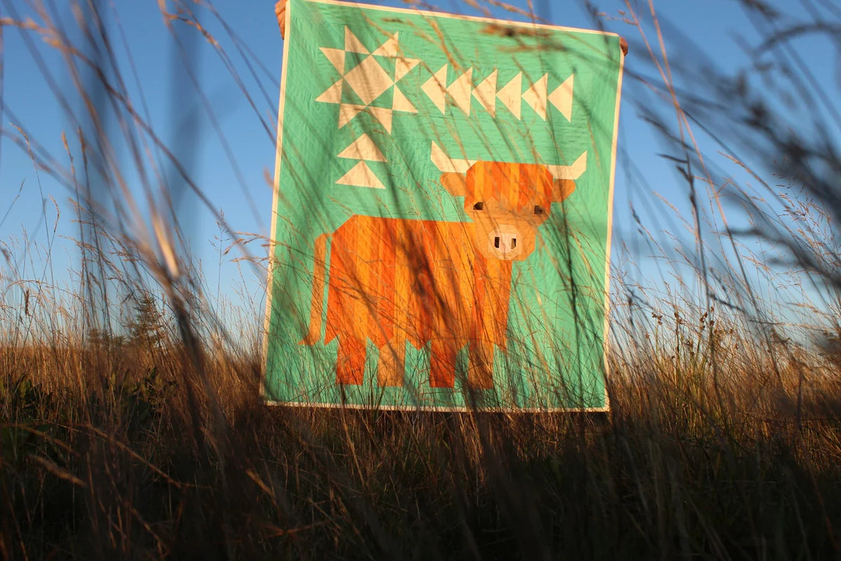 Cattle Call - A Highland Coo Quilt Pattern