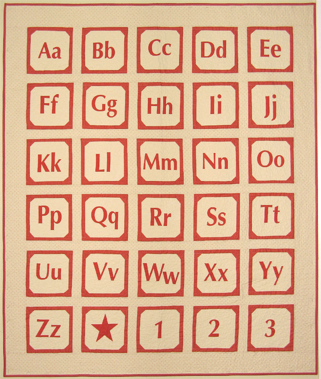 Red Letter Downloadable Pattern