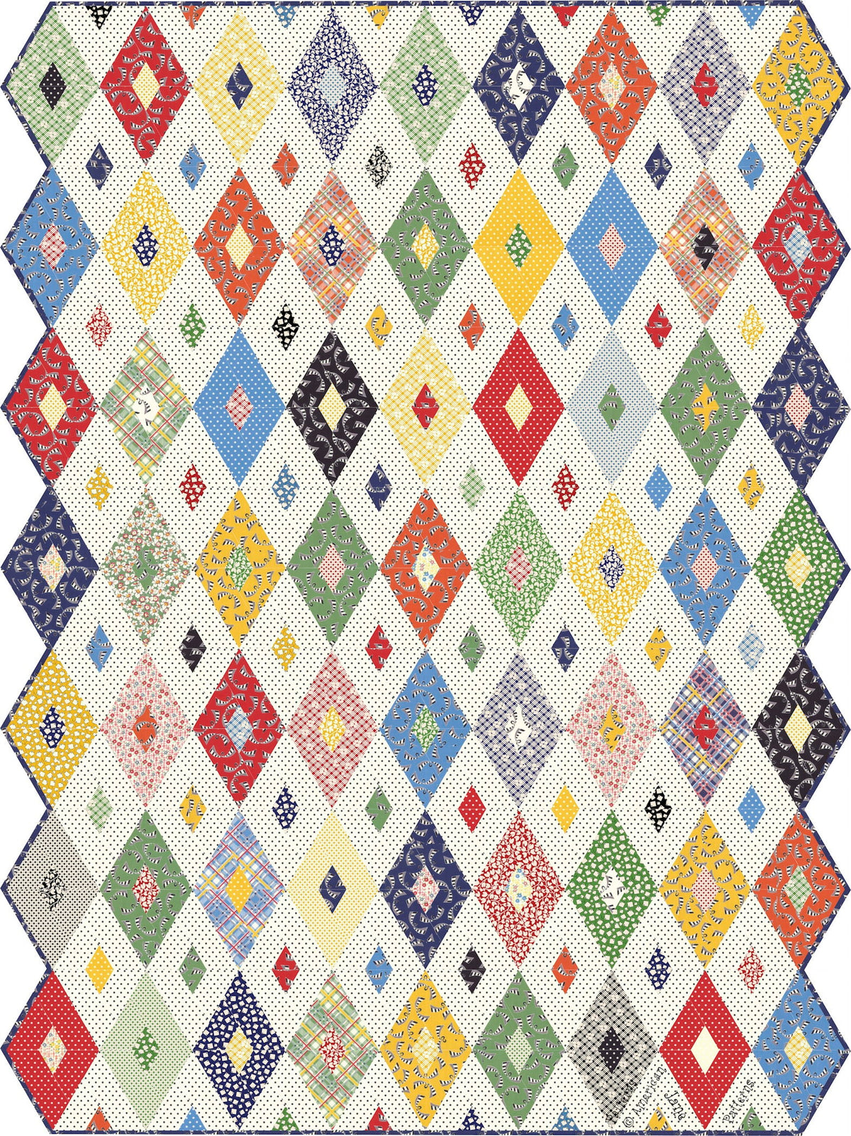 Diamonds Roll Downloadable Pattern
