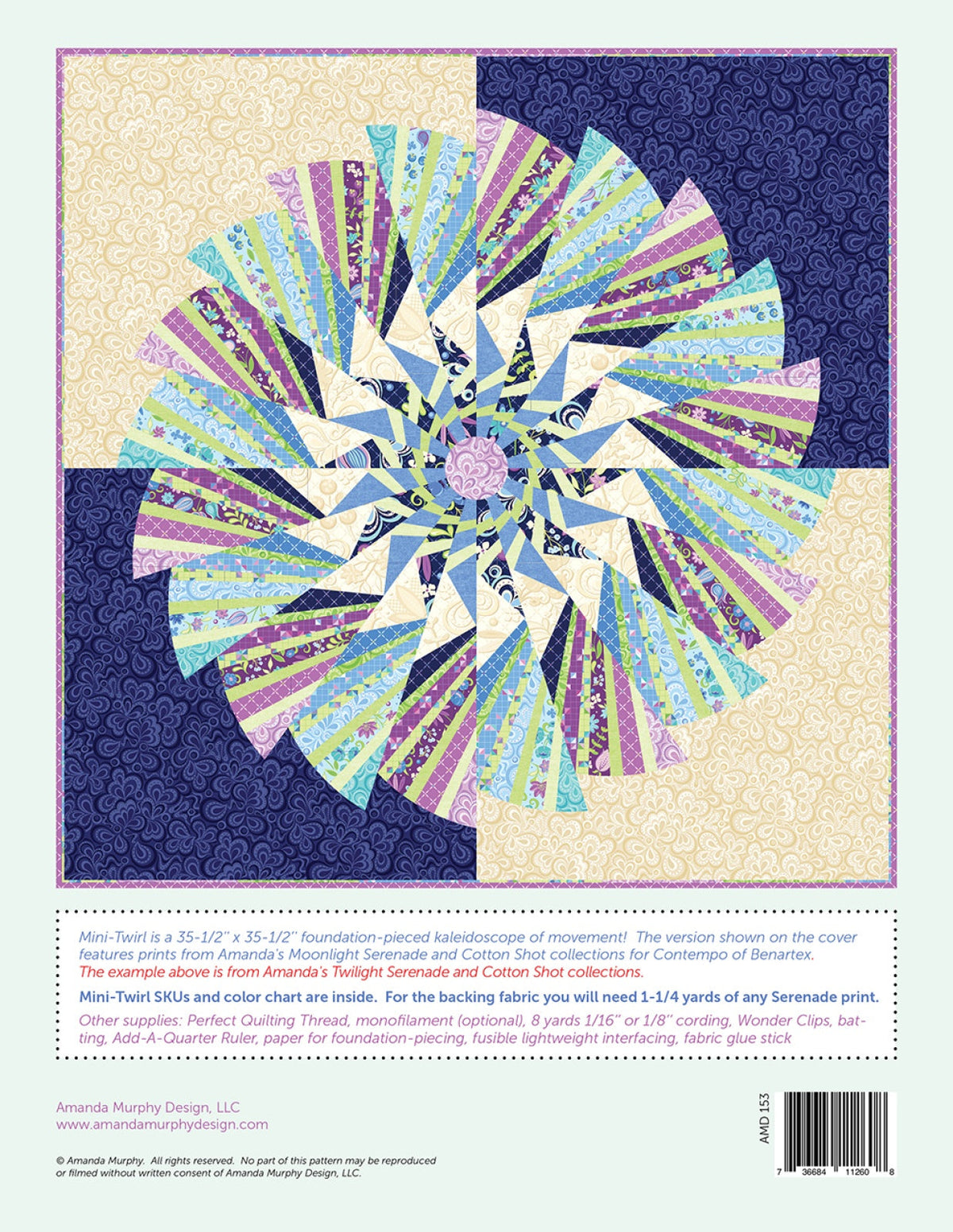 Mini-Twirl Quilt Pattern