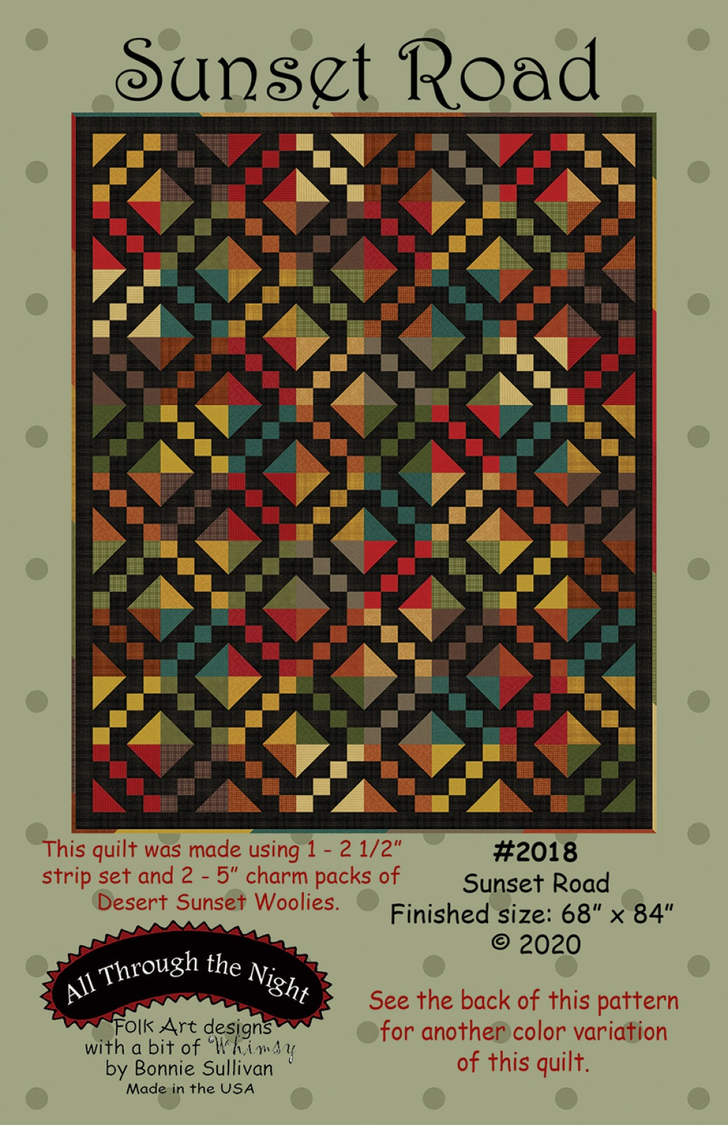 Sunset Road Quilt Pattern