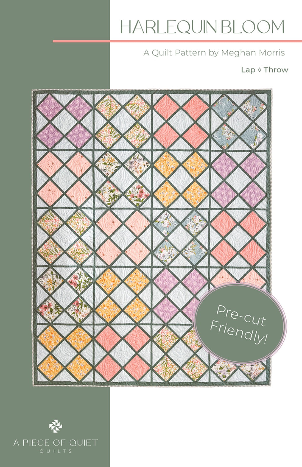 Harlequin Bloom Quilt Pattern