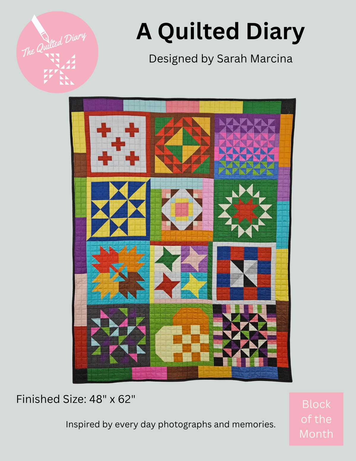 A Quilted Diary Downloadable Pattern