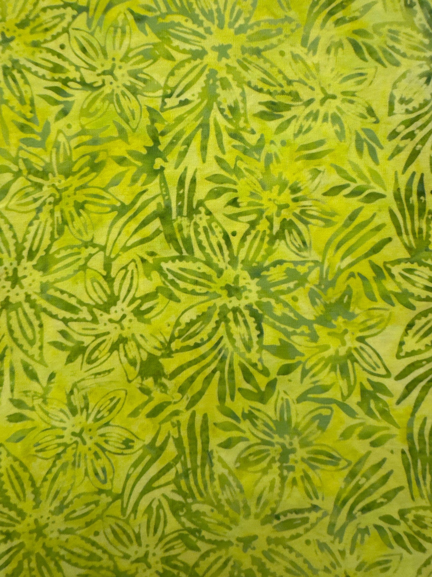 AN Lillies and Leaves Green