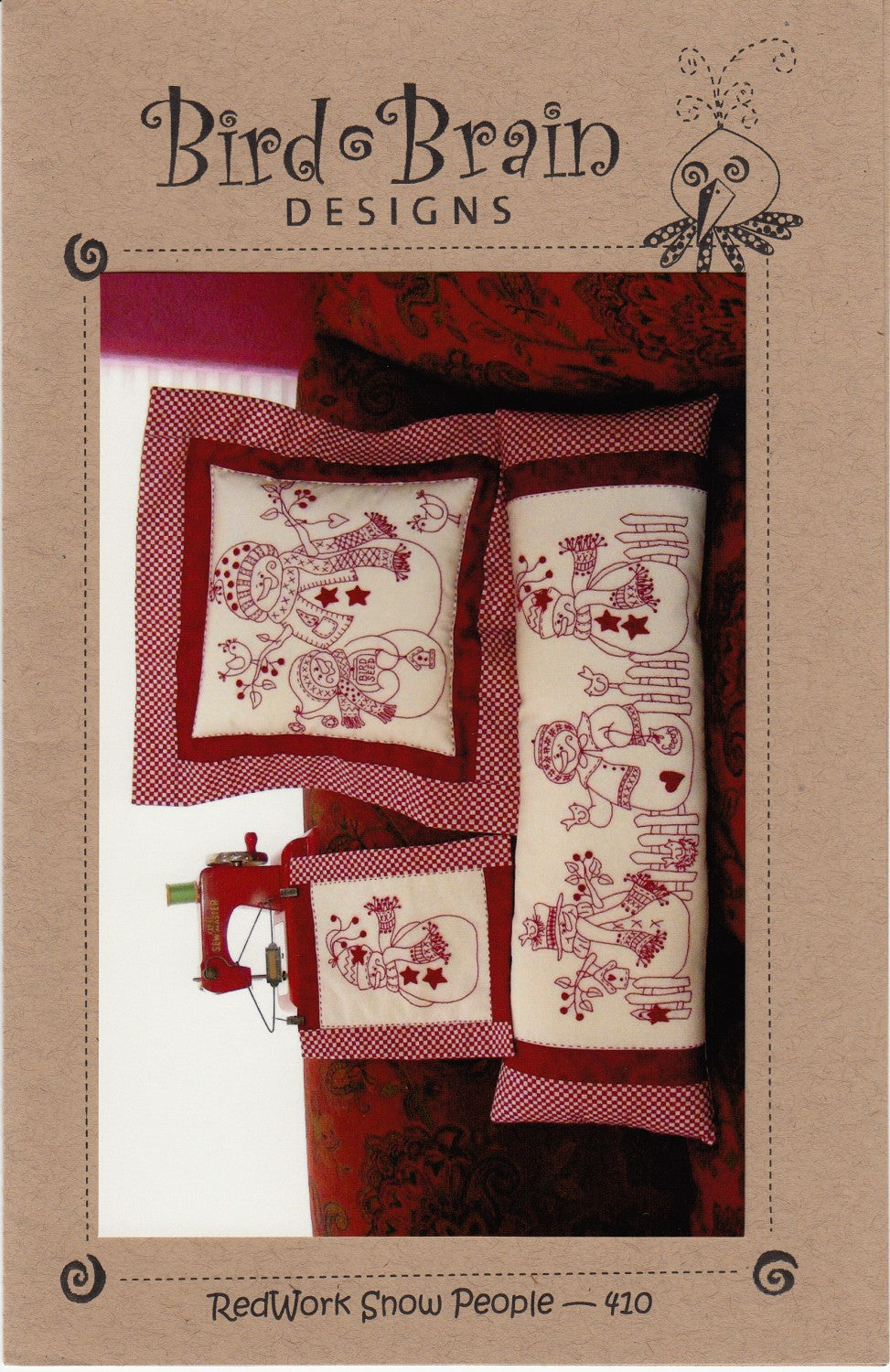 RedWork Snow People