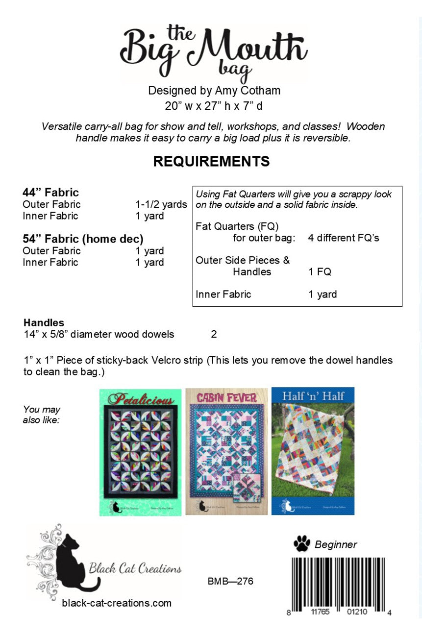 The Big Mouth Bag Pattern