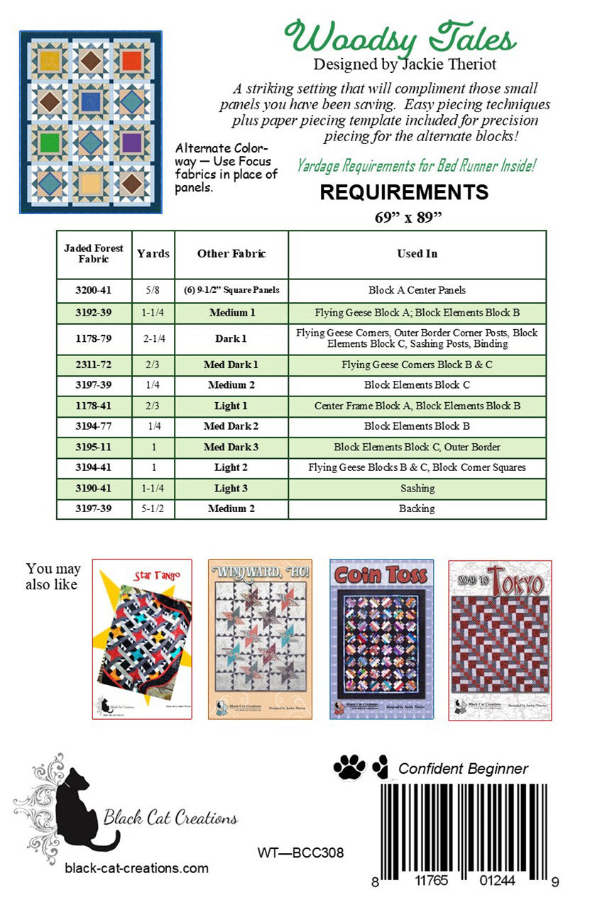 Woodsy Tales Quilt Pattern