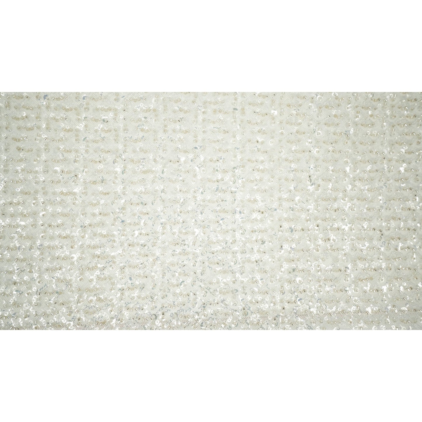 Prestige Beaded with Sequins Stretch Mesh Fabric | Blue Moon Fabrics