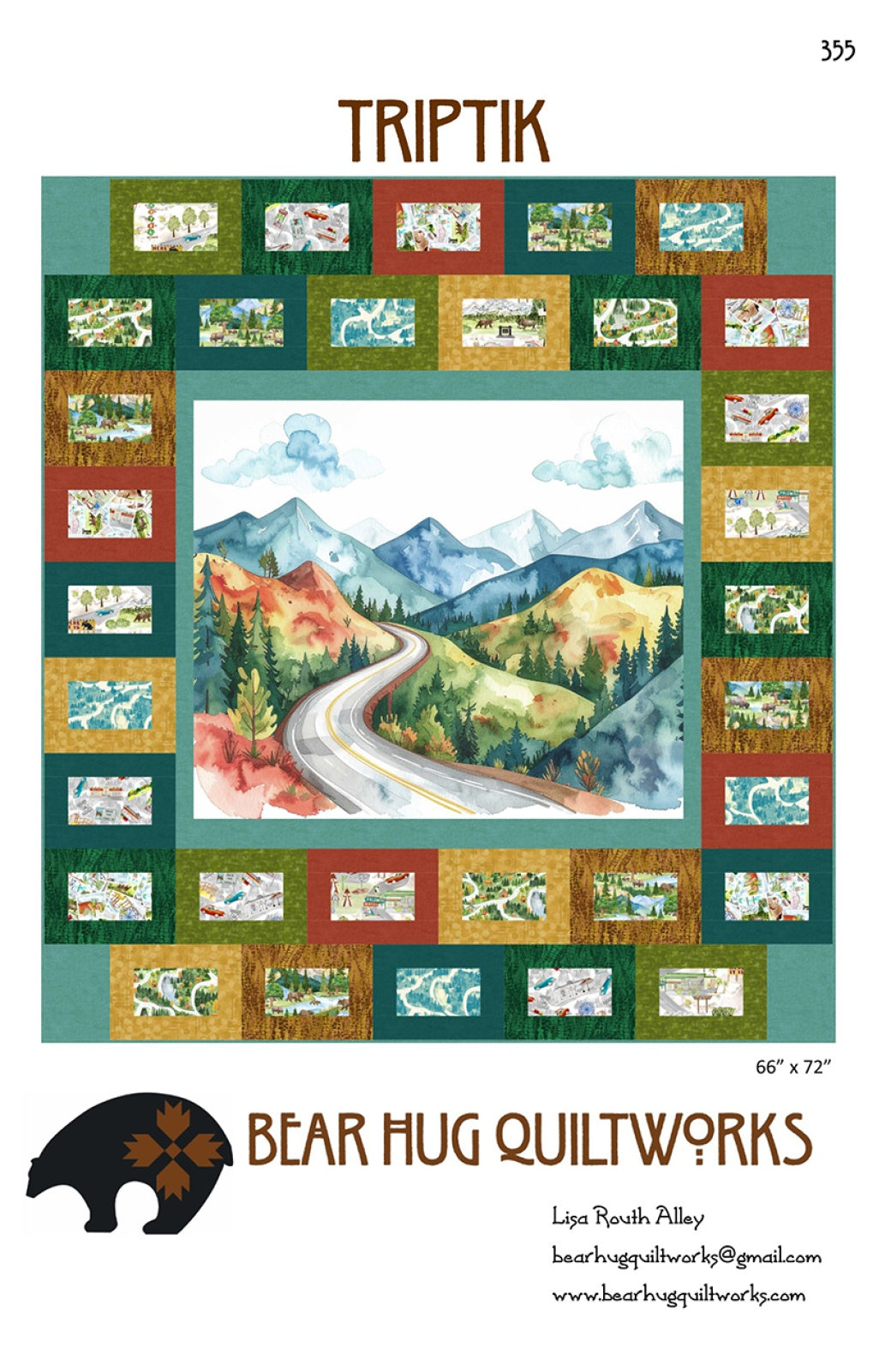 Triptik Quilt Pattern