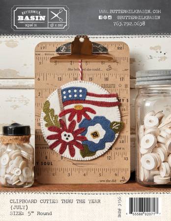Clipboard Cuties July Pattern