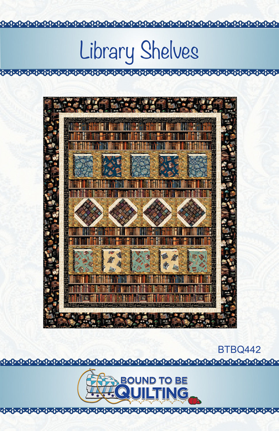 Library Shelves Quilt Pattern