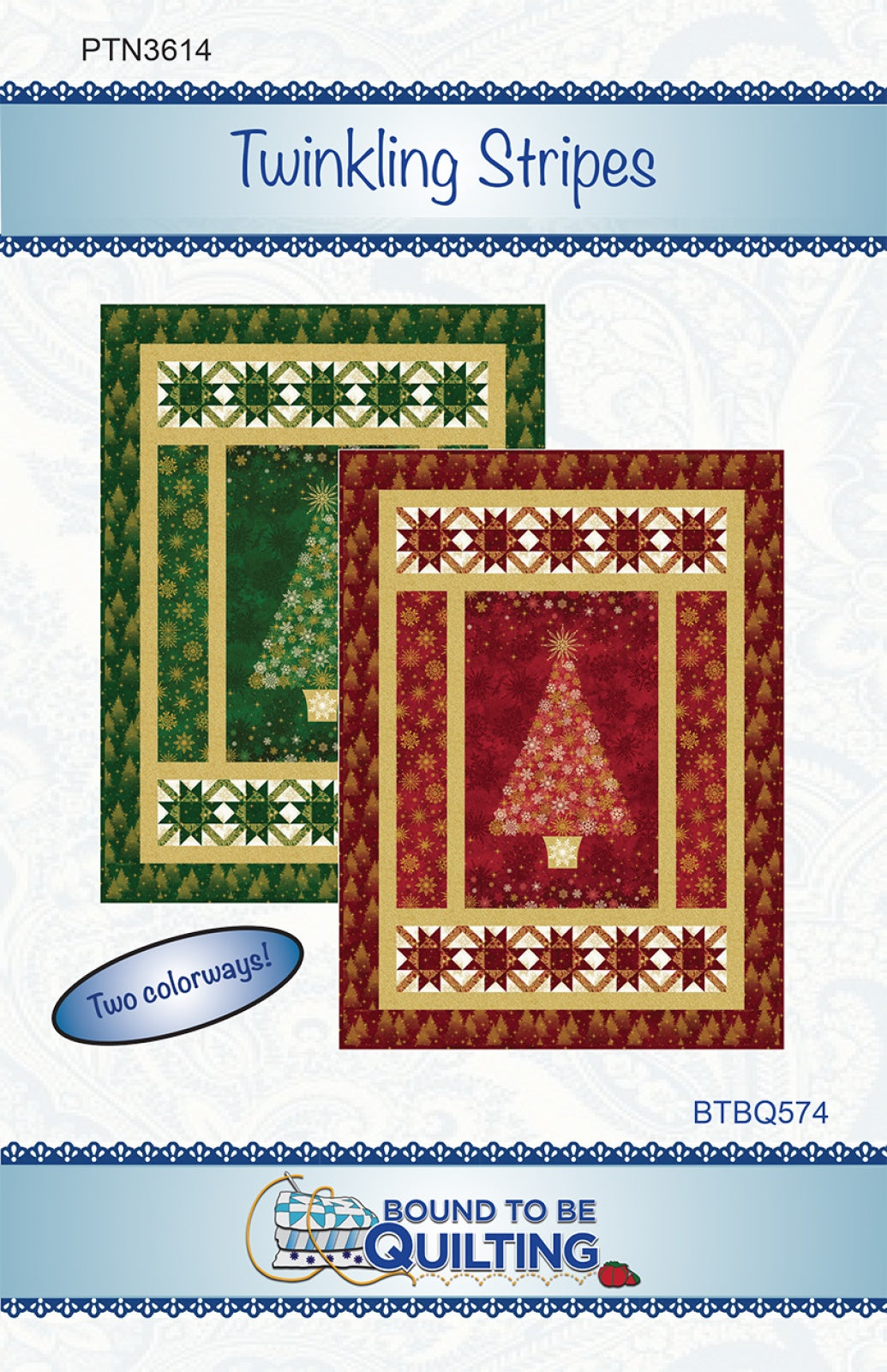 Twinkling Stripes Quilt Pattern