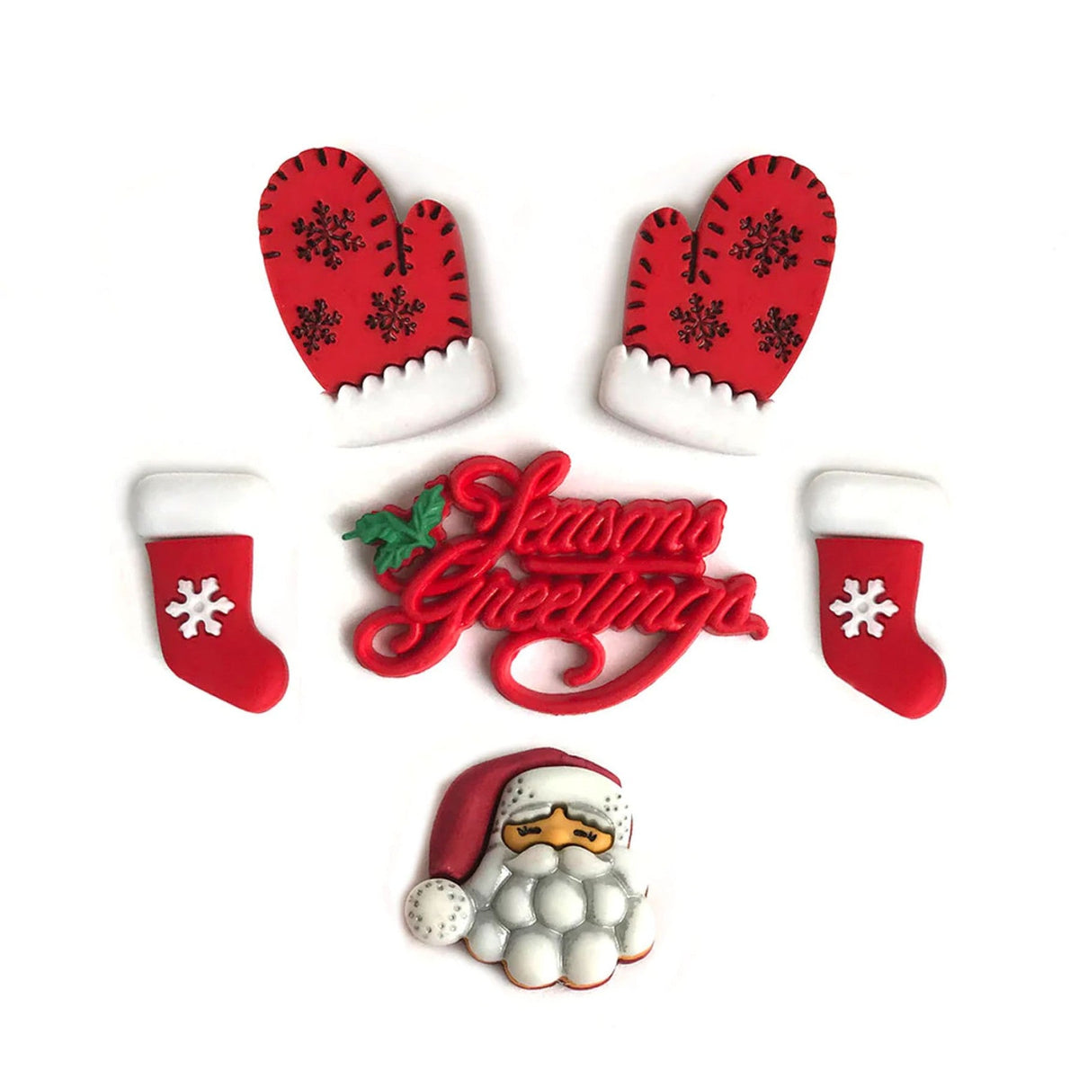 Season's Greetings Buttons