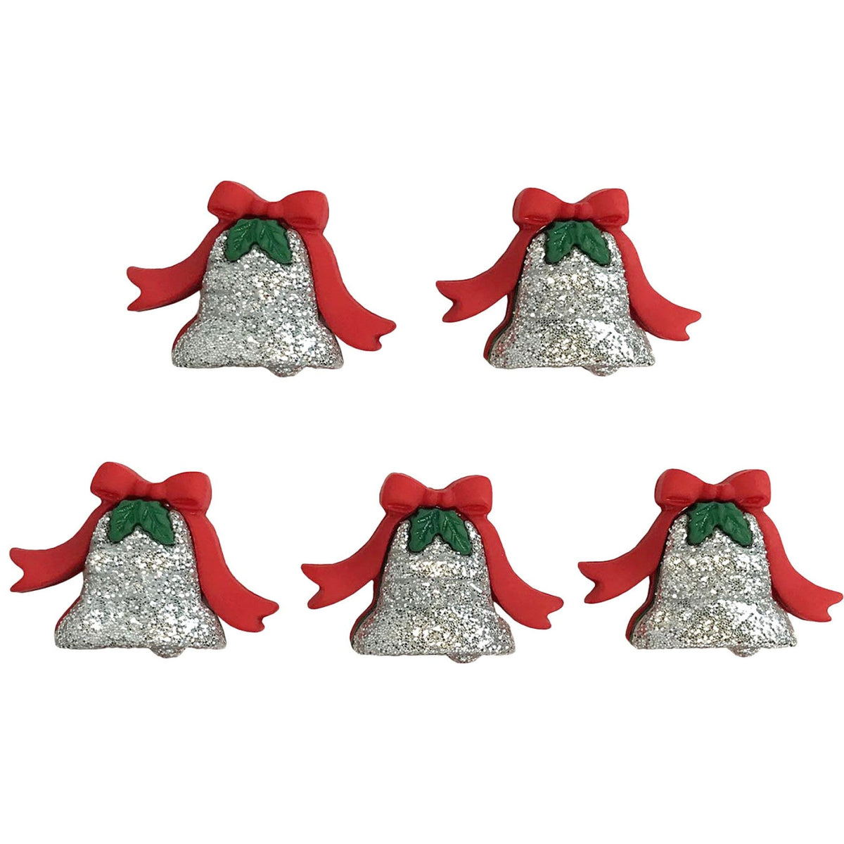 Silver Bells Buttons