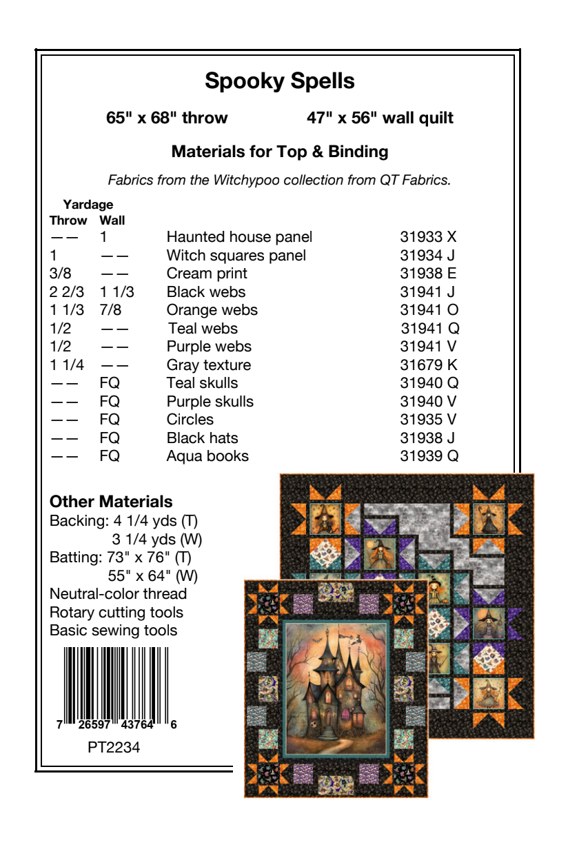 Spooky Spells Downloadable Pattern