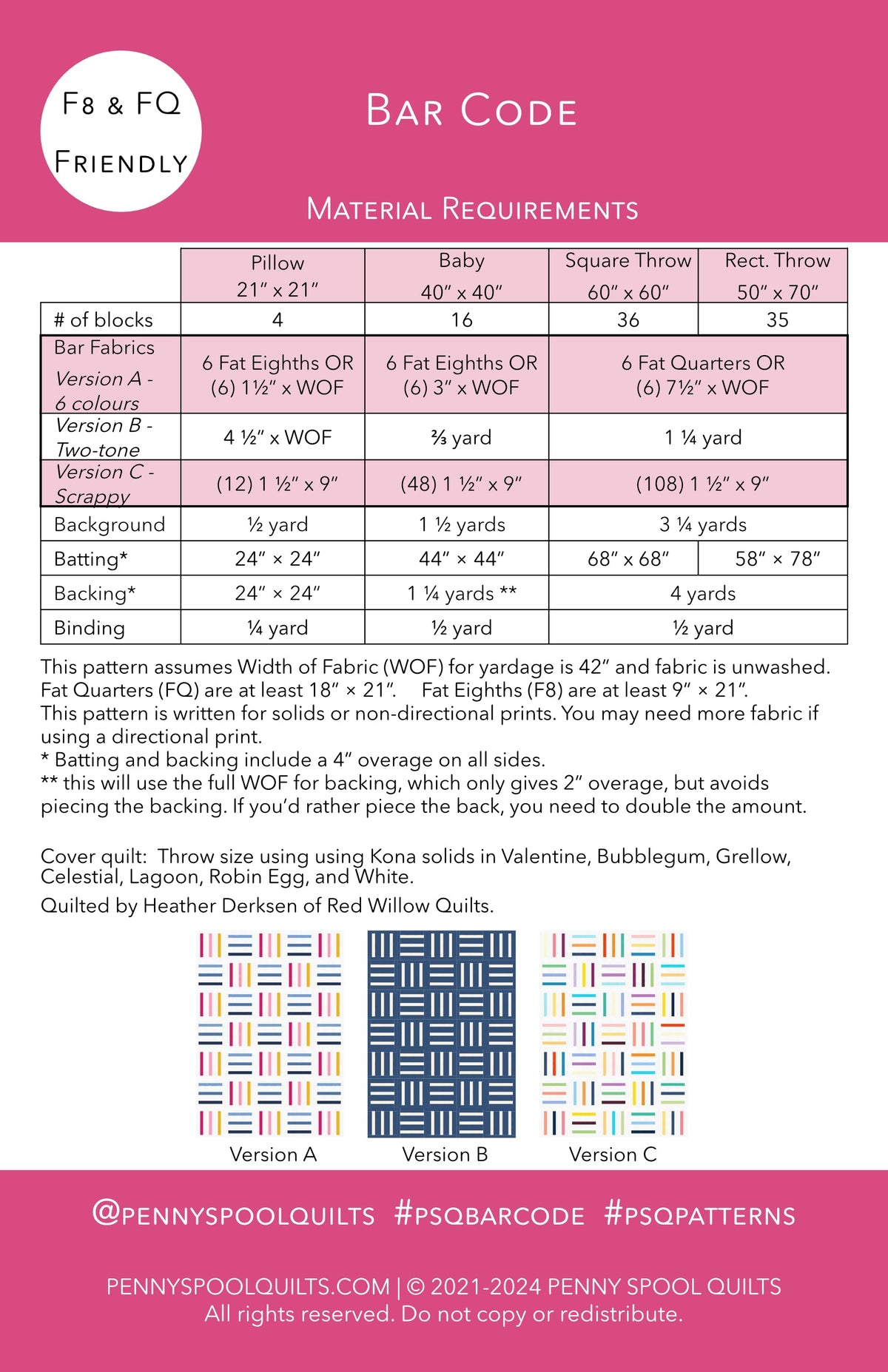 Bar Code Downloadable Pattern