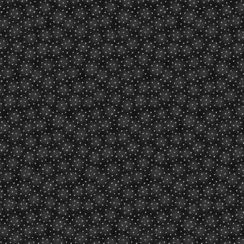 Black Starlet Cotton Wideback Fabric per yard