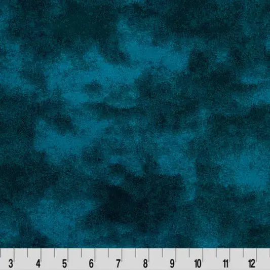 Blue Green Extra Wide Mist Cuddle Mallard Fabric per yard