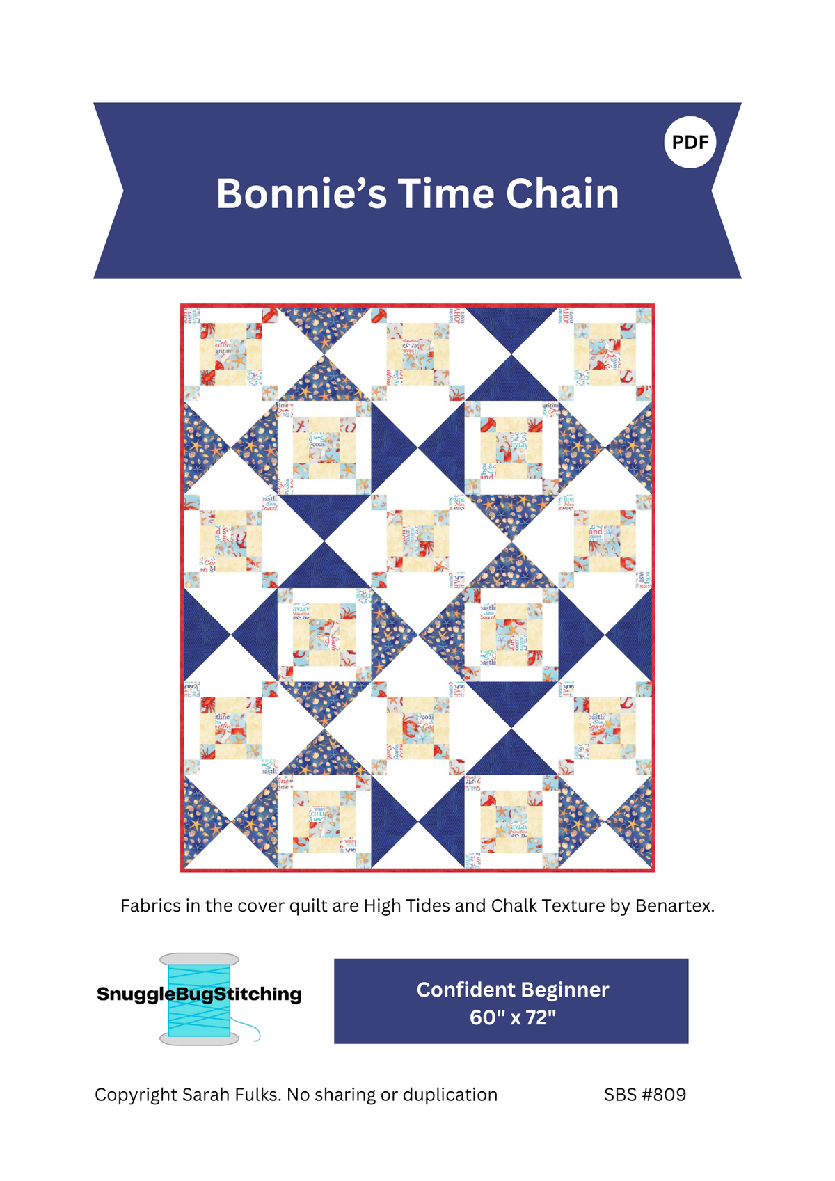 Bonnie's Time Chain Downloadable Pattern