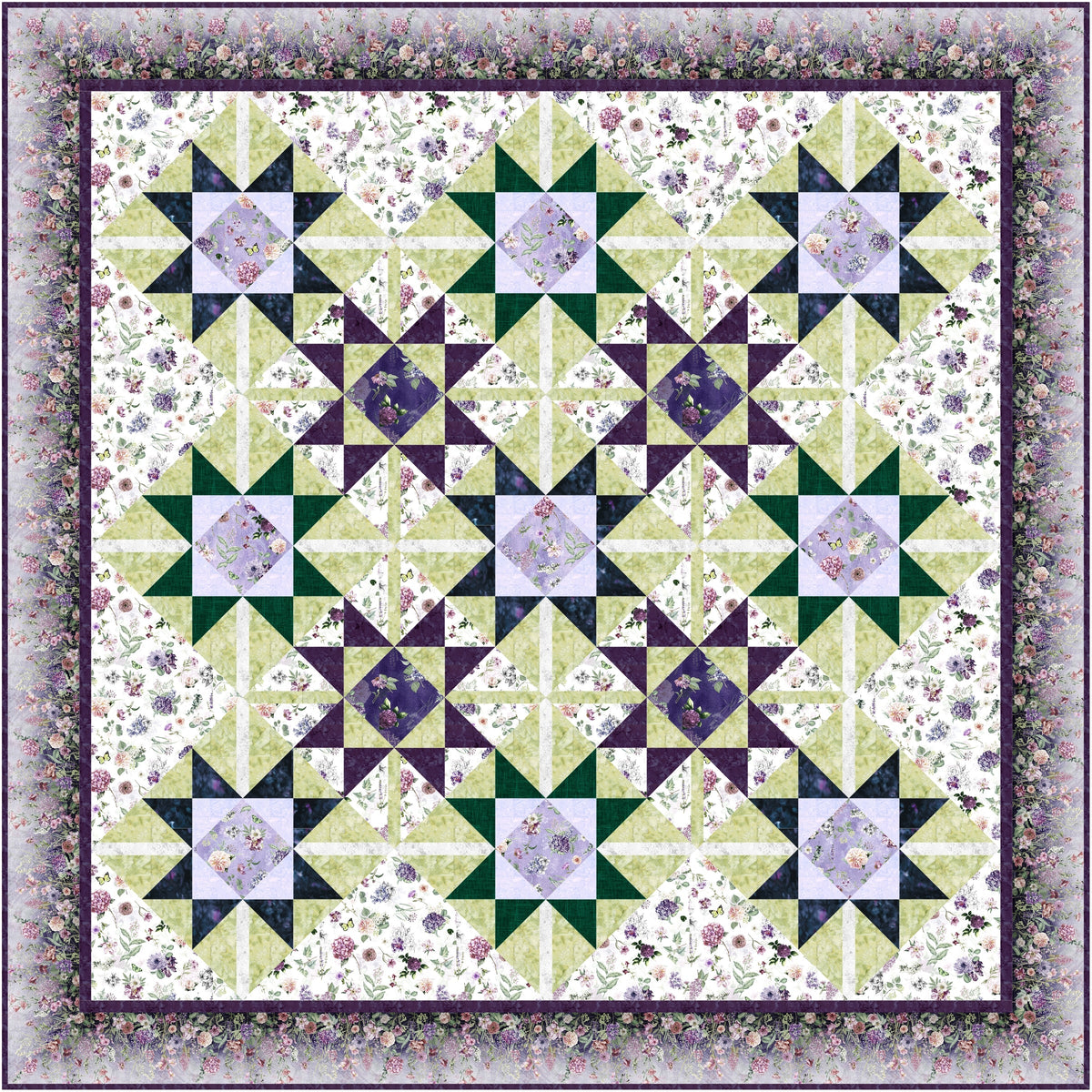 Botanical Stars Downloadable Pattern