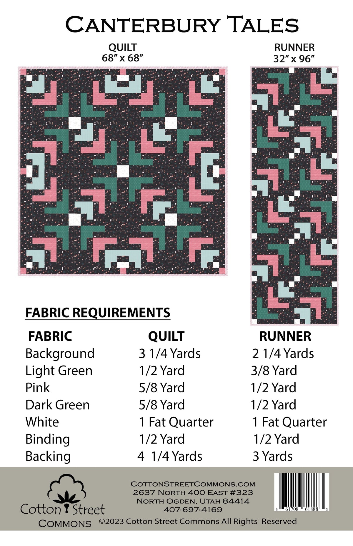 Canterbury Tales Downloadable Pattern