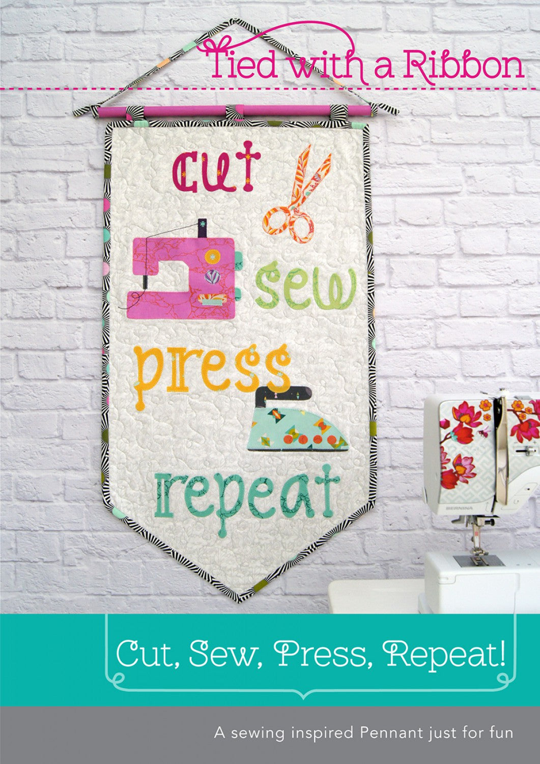 Cut, Sew, Press, Repeat Pennant