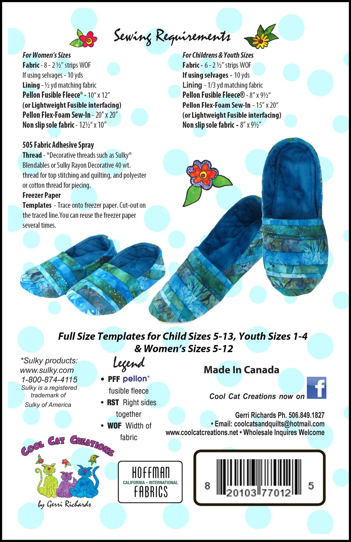 Mommy & Me Slippers Pattern