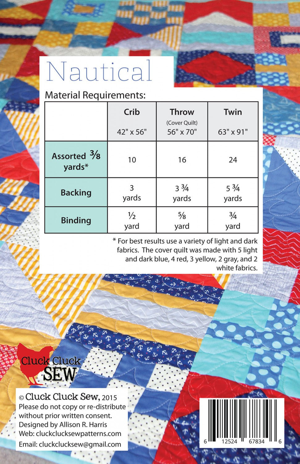 Nautical Quilt Pattern
