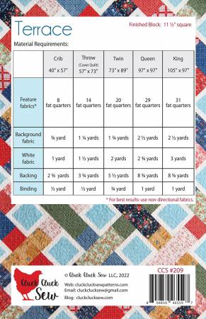Terrace Quilt Pattern