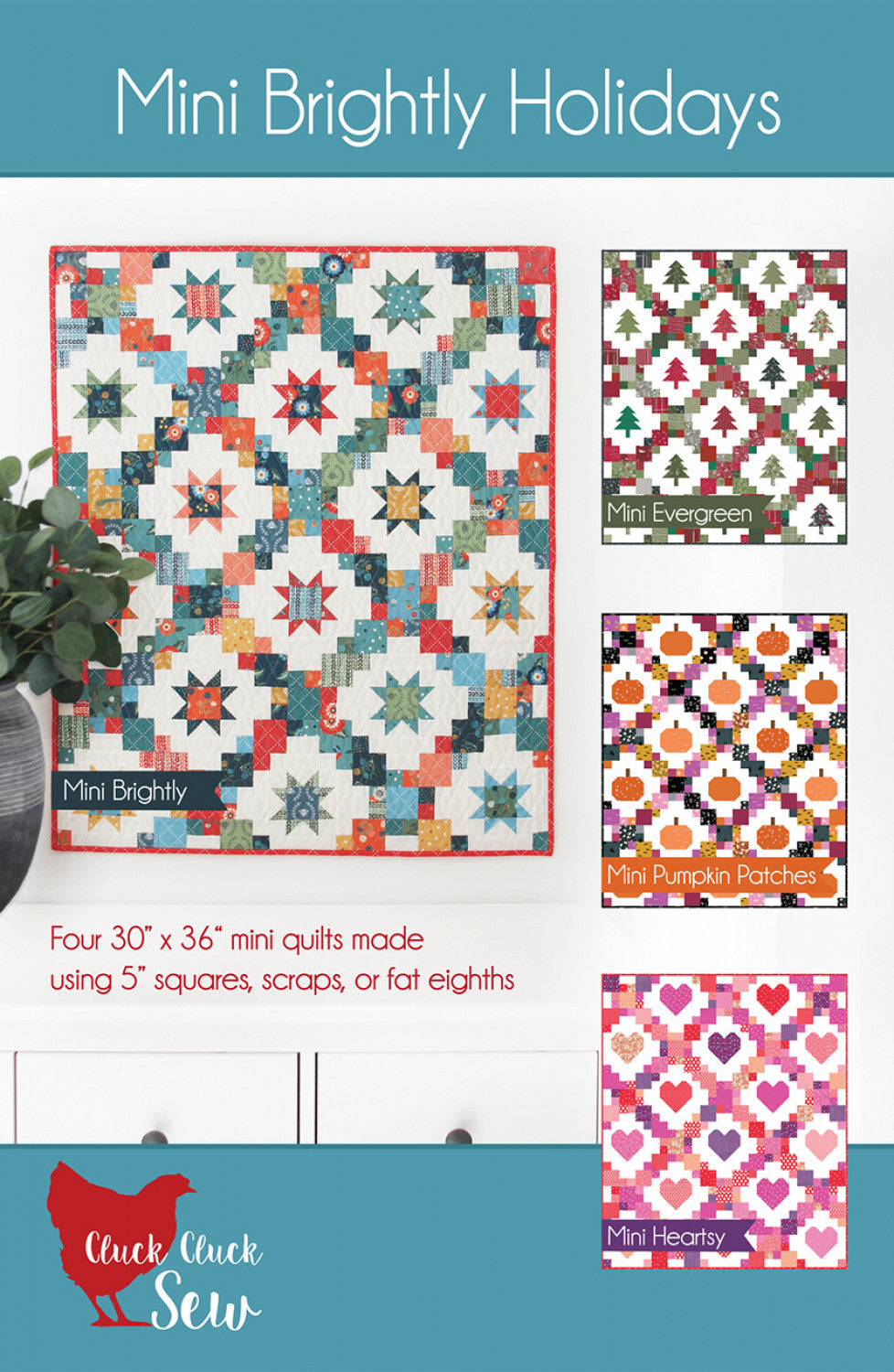 Mini Brightly Holidays Quilt Pattern