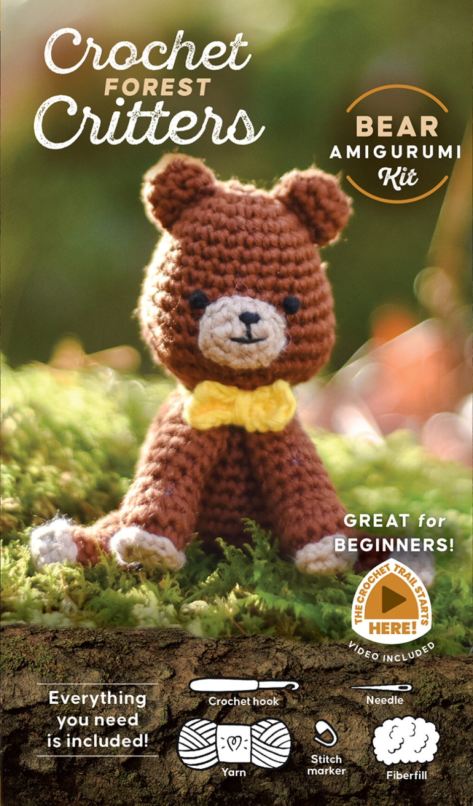 Crochet Forest Critters Amigurumi Kit Bear