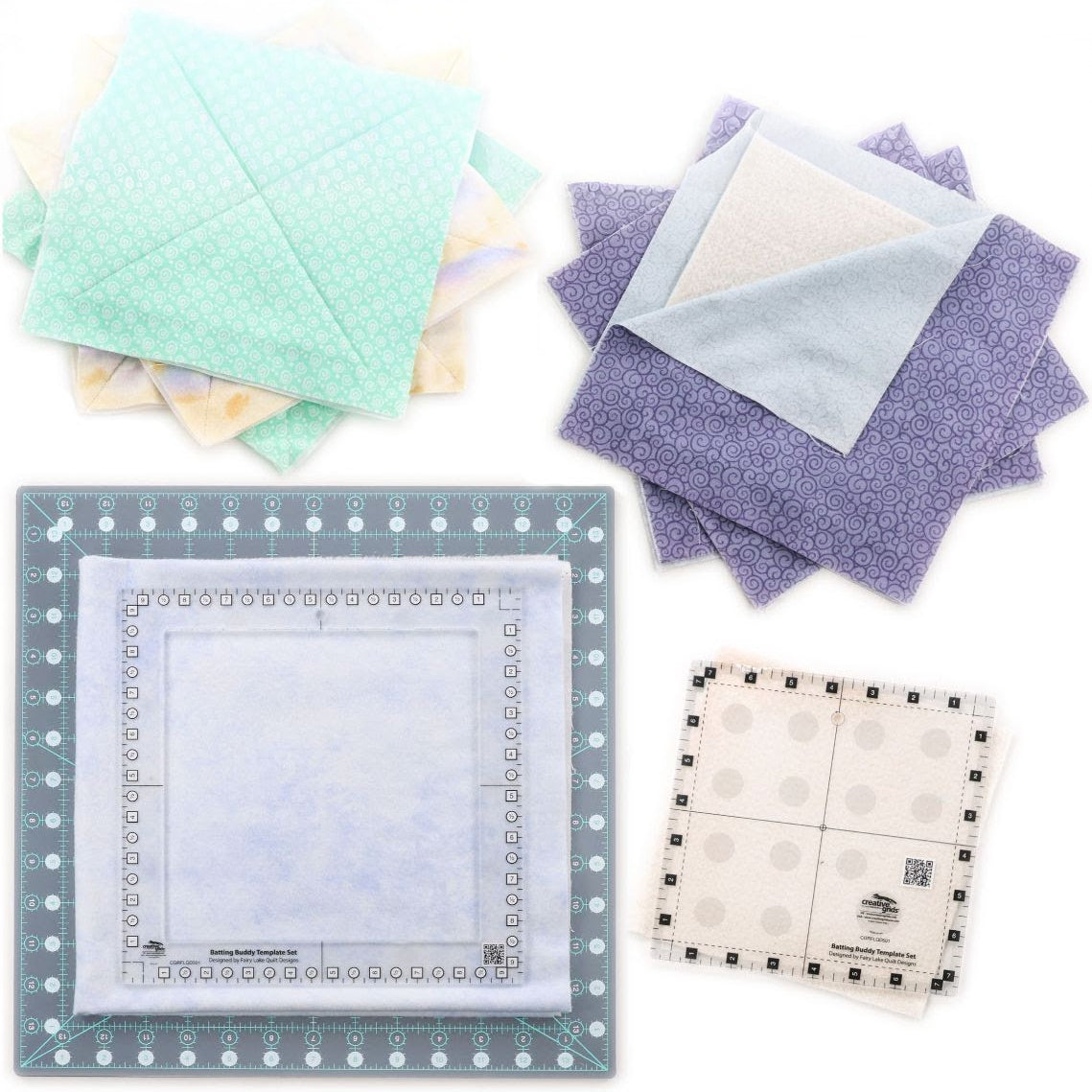 Creative Grids Batting Buddy Template Set