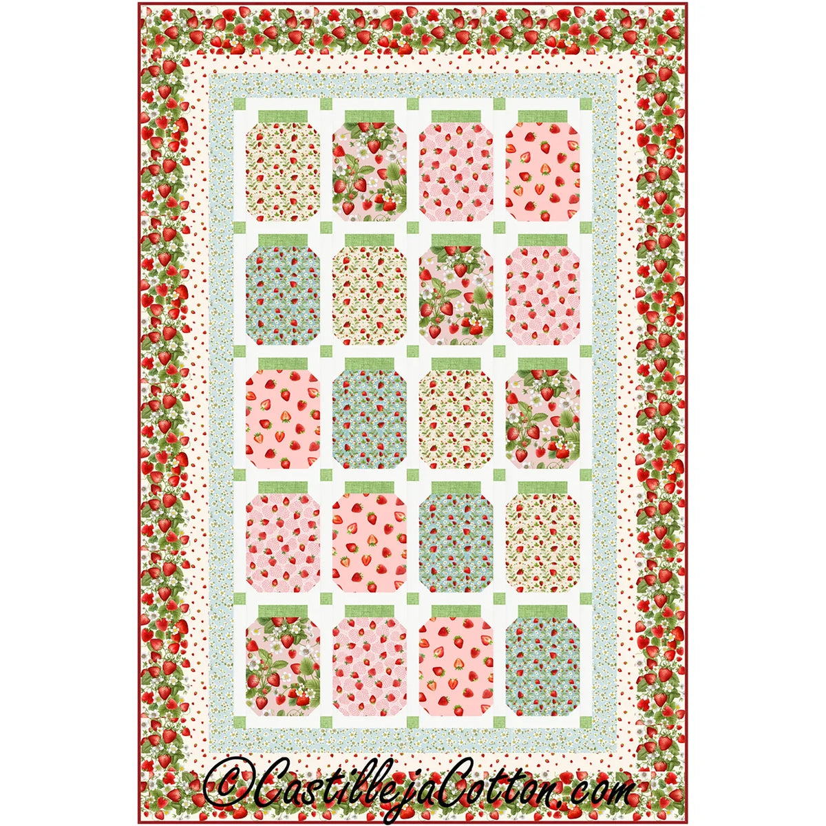 Berry Sweet Jars Quilt Pattern