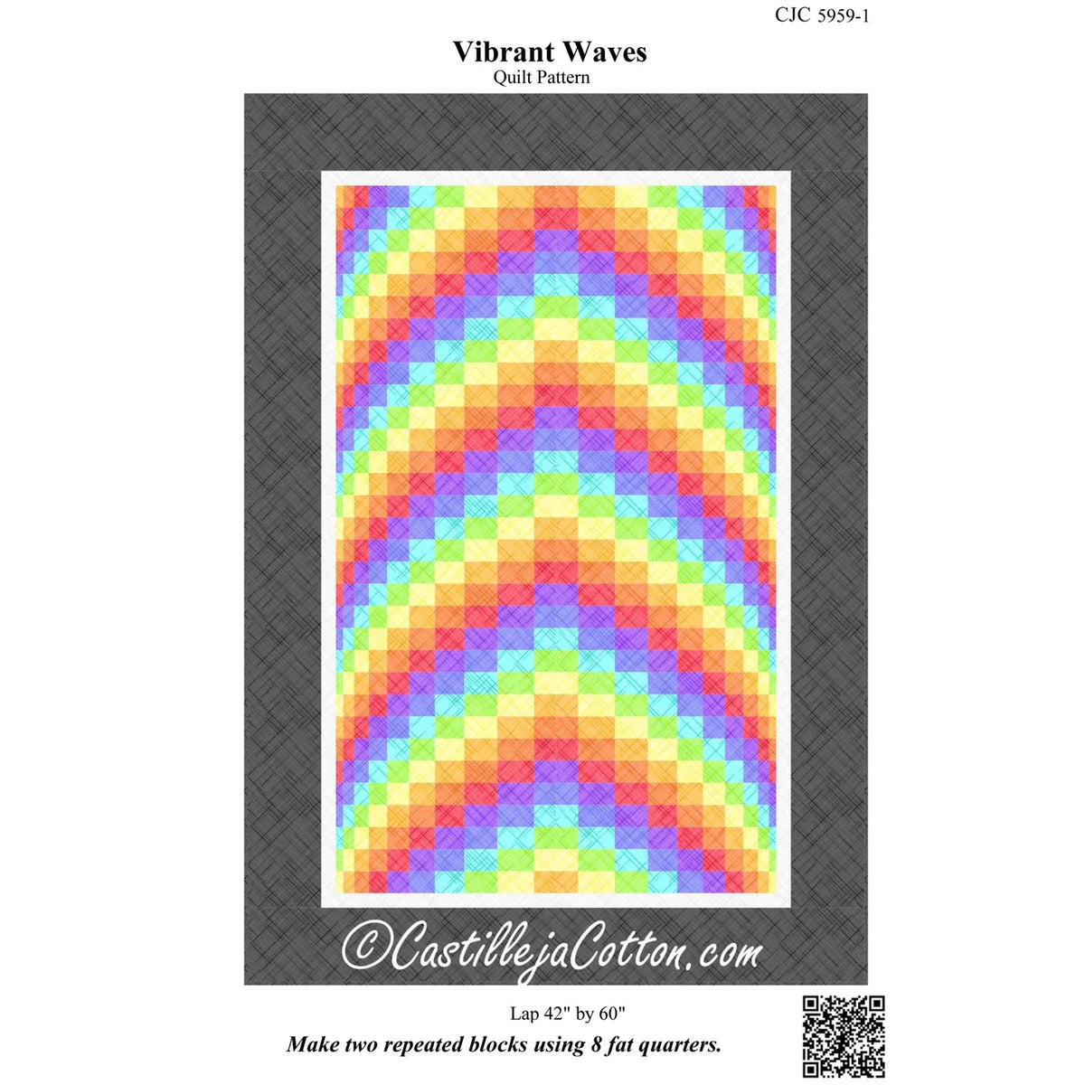 Vibrant Waves Quilt Pattern