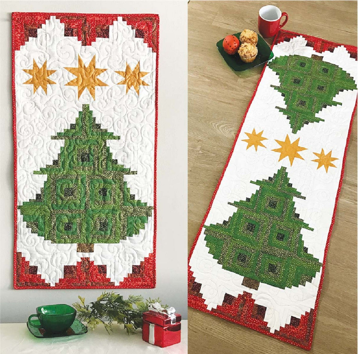 Pine Tree Banner or Table Runner