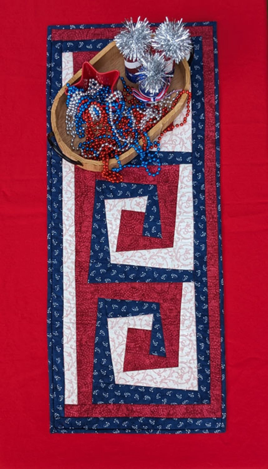 Wonky Waves Table Runner Pattern
