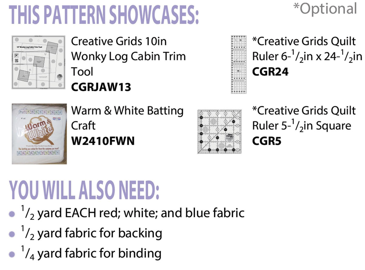 Wonky Waves Table Runner Pattern