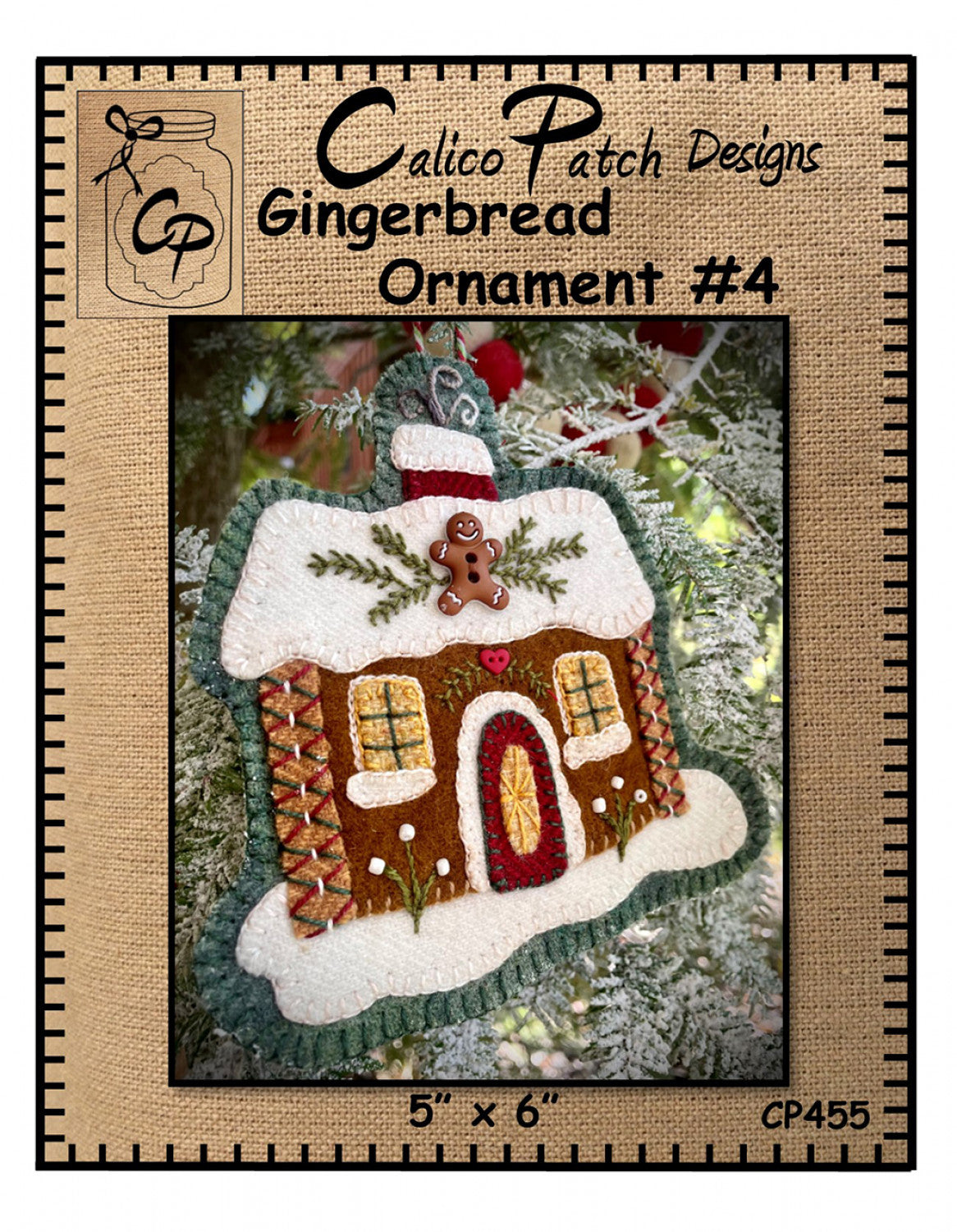 Gingerbread Ornament # 4 Pattern