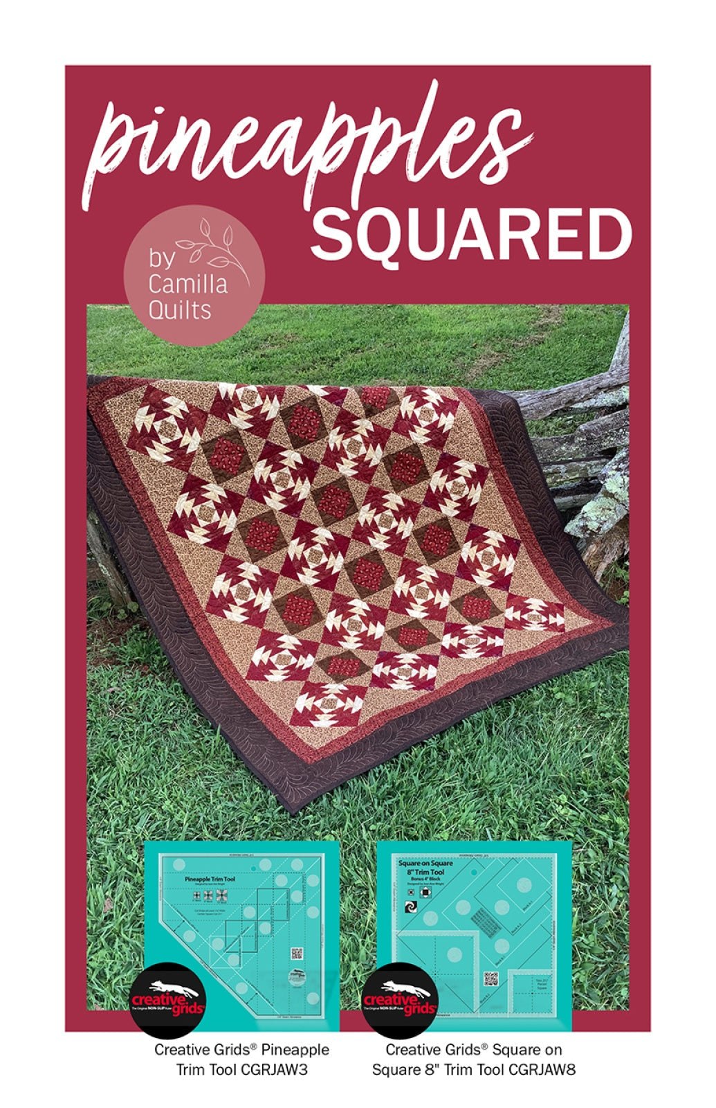 Pineapples Squared Quilt Pattern
