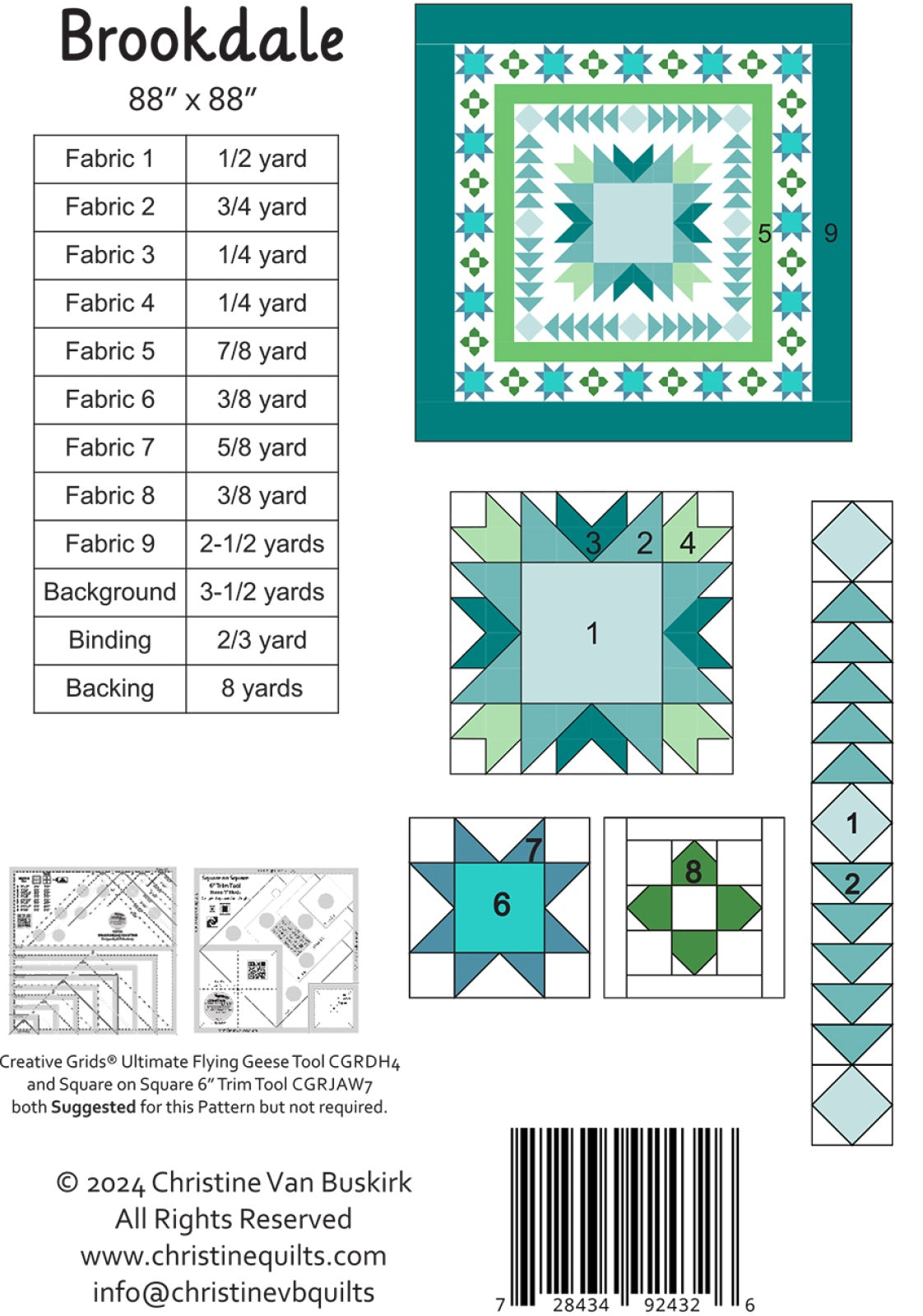 Brookdale Quilt Pattern