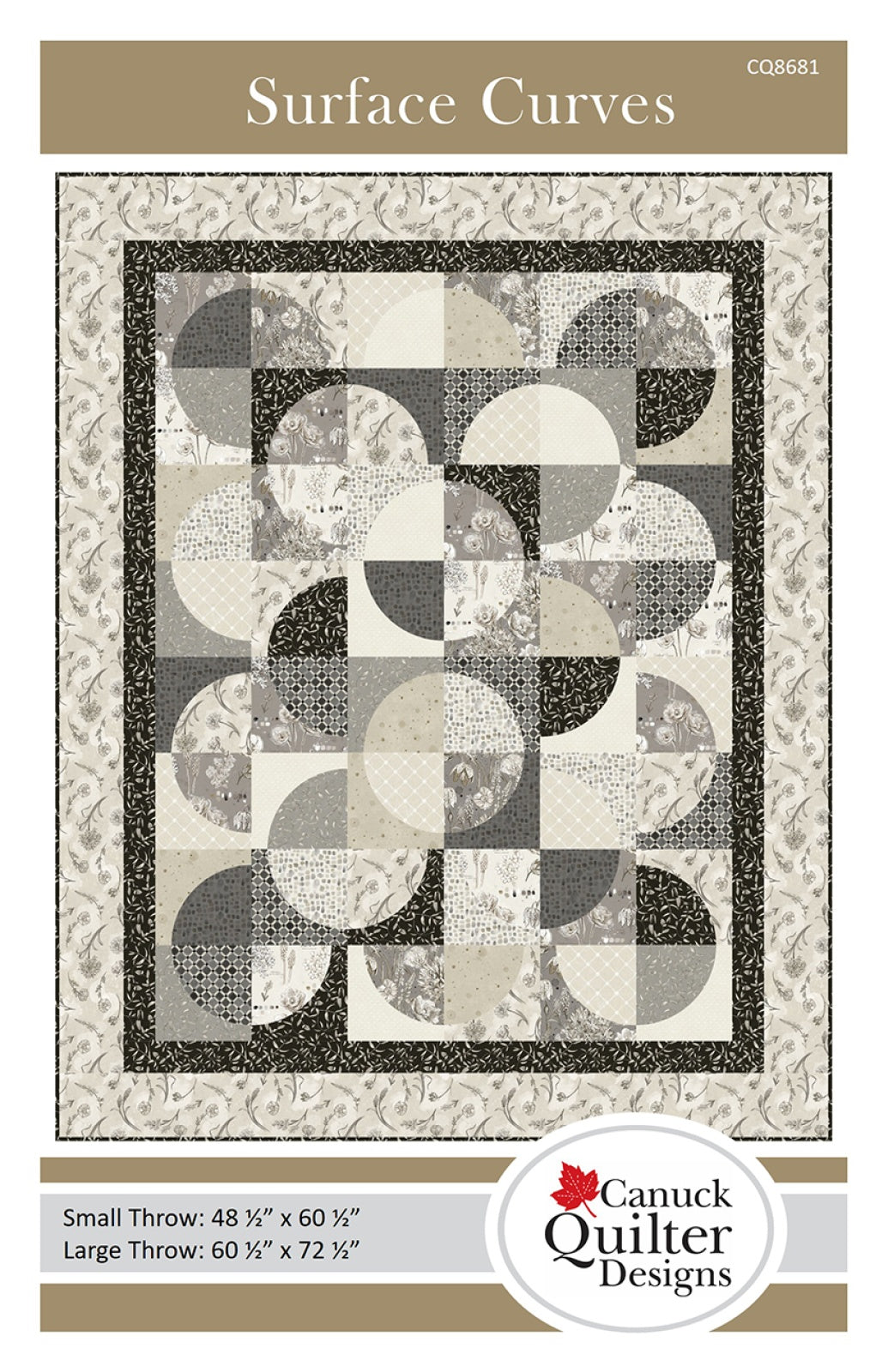 Surface Curves Quilt Pattern