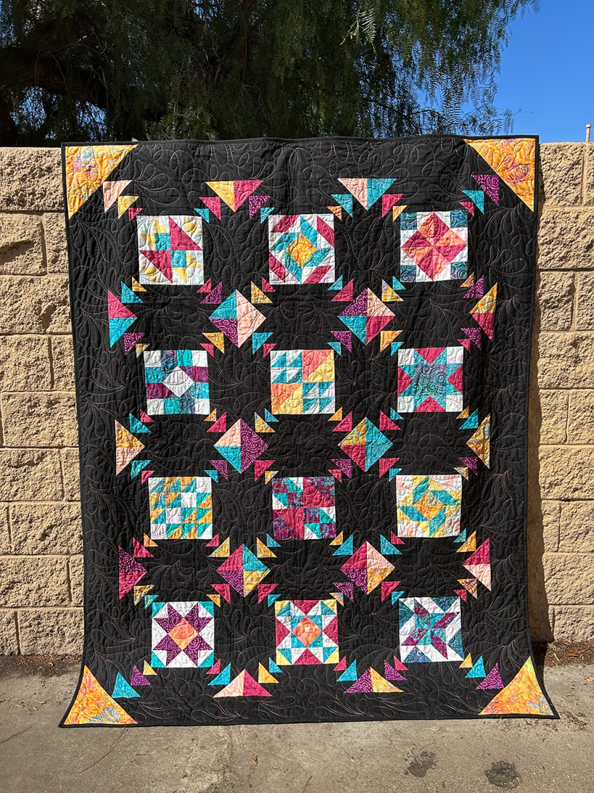 Pineapple Smoothie Quilt Pattern