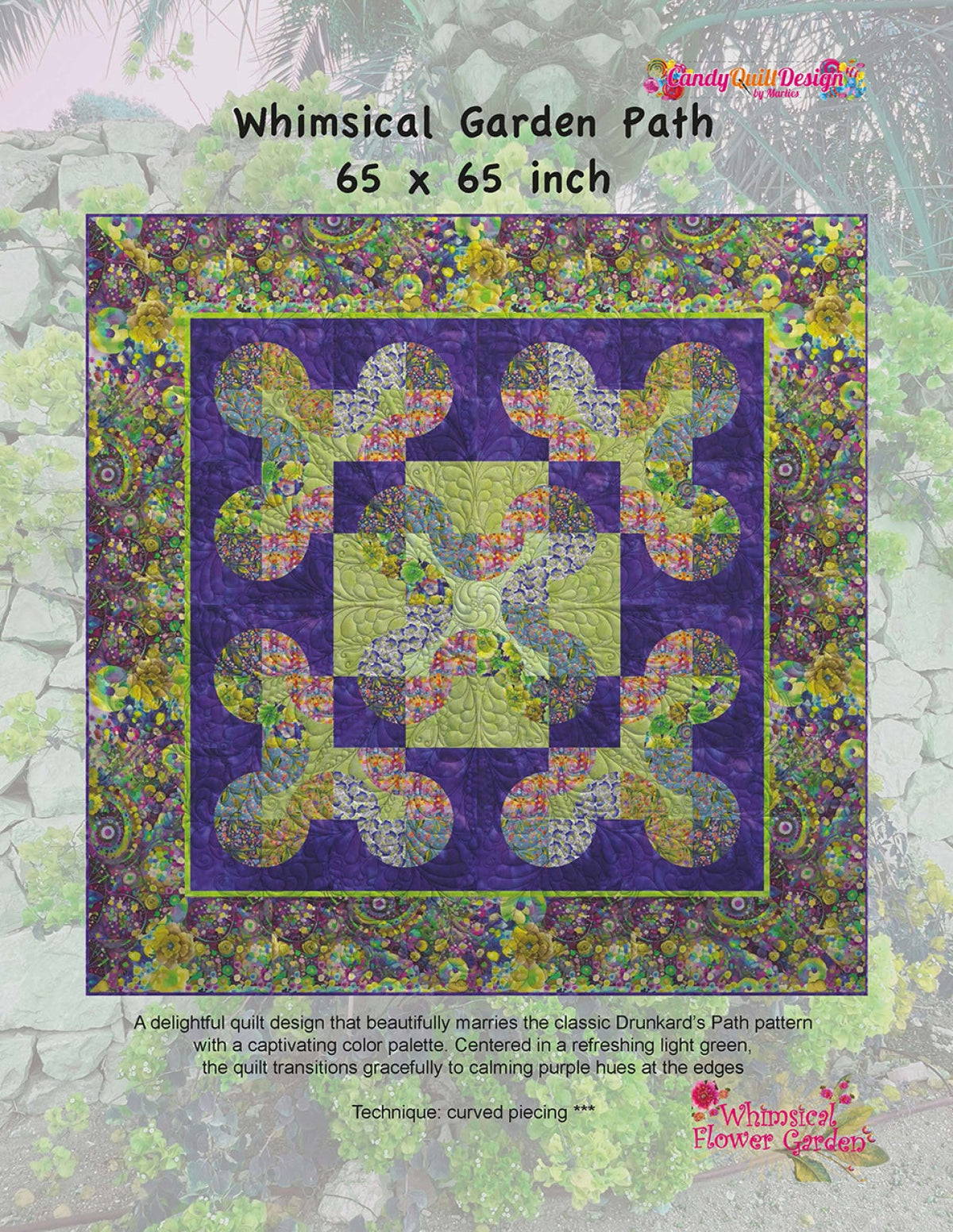 Whimsical Garden Path Quilt Pattern