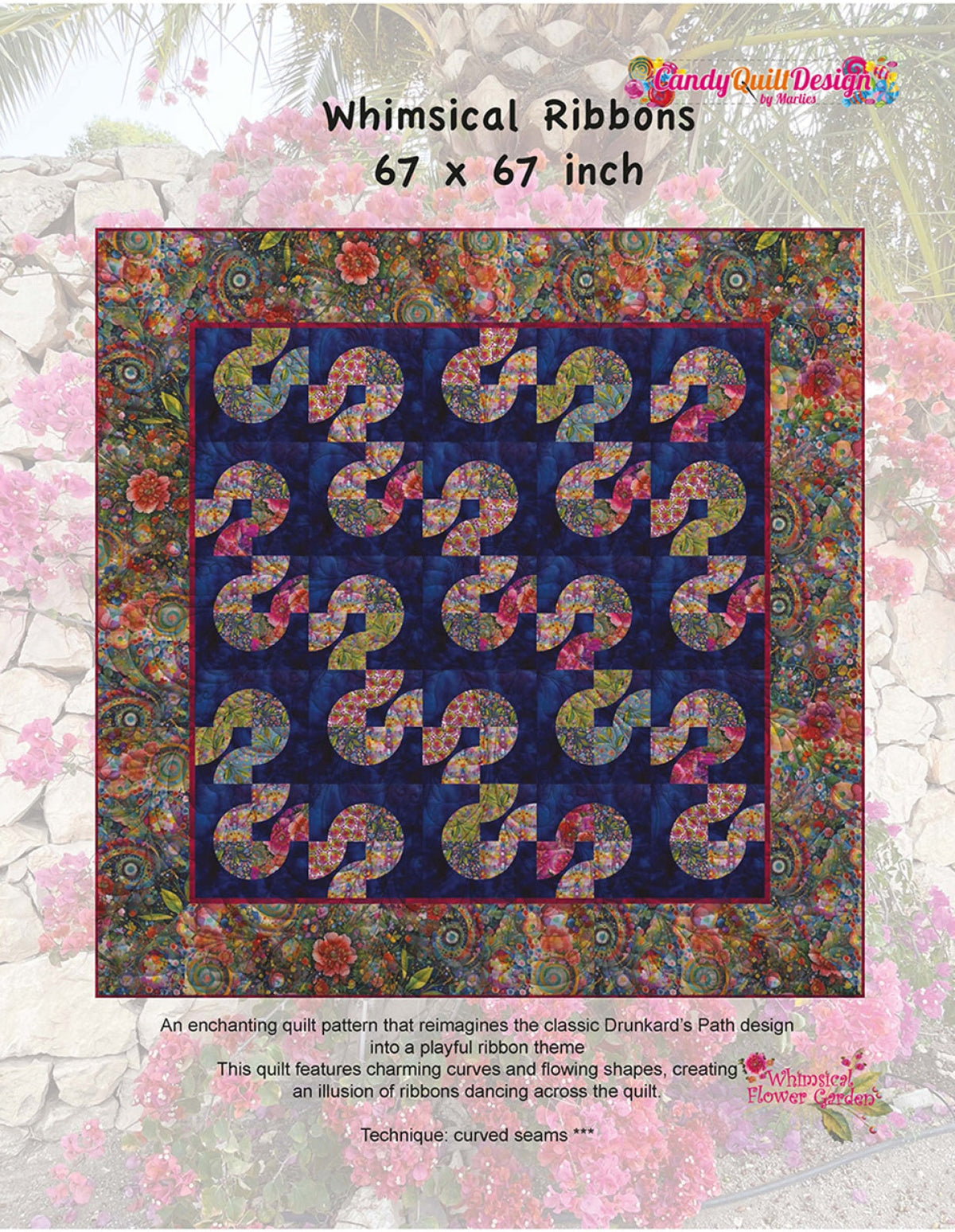 Whimsical Ribbons Quilt Pattern