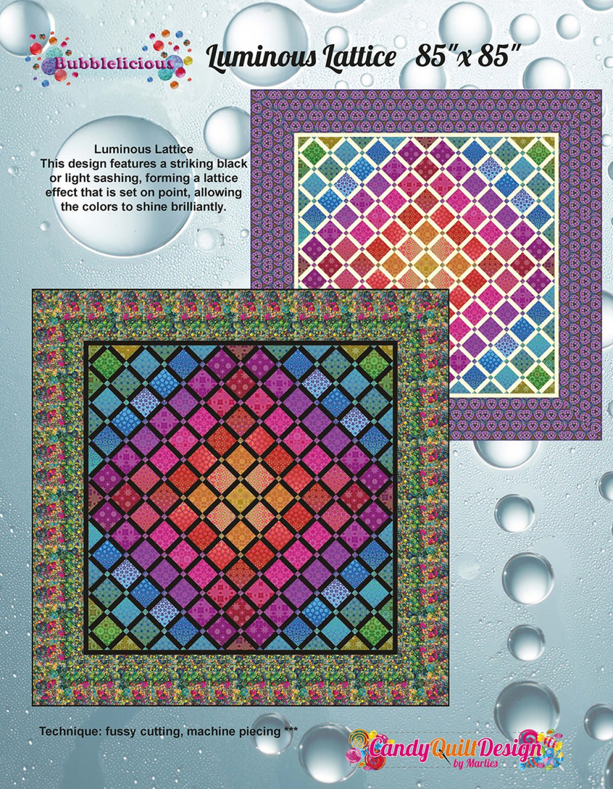 Luminous Lattice Quilt Pattern